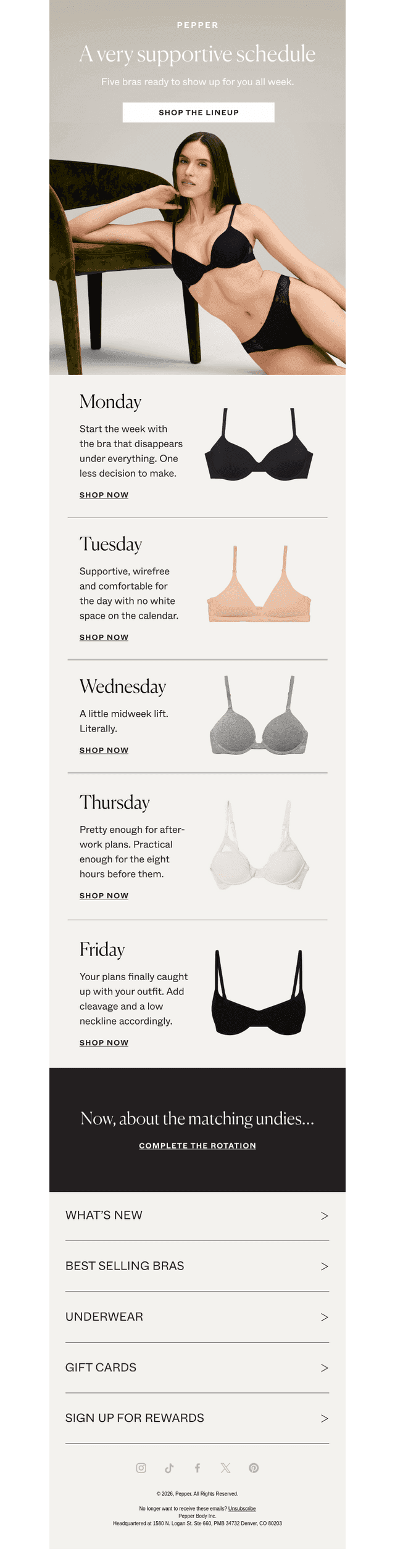This week in bras →