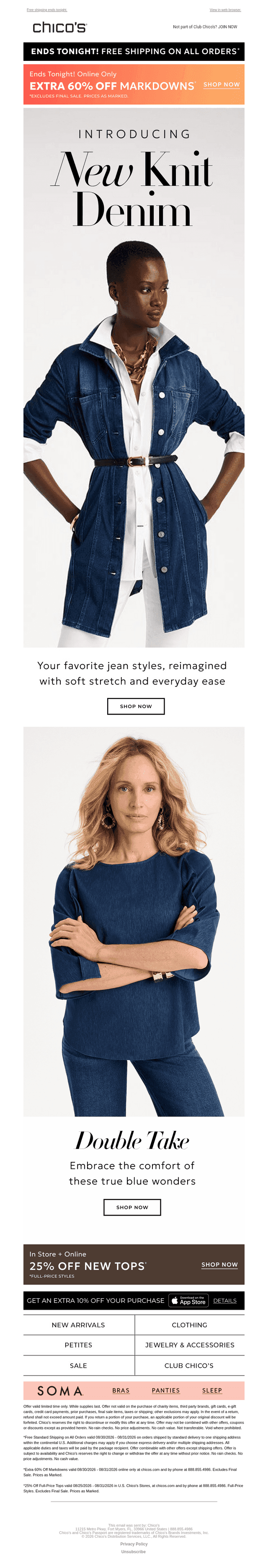 Don't Miss Extra 60% Off Markdowns | The Denim Refresh Your Wardrobe Needs