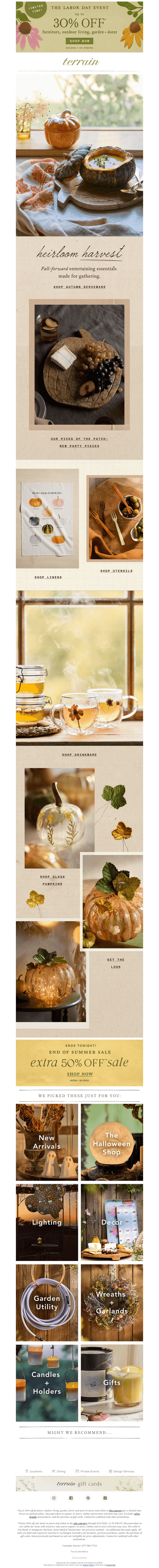 NEW heirloom pumpkin serveware + decor