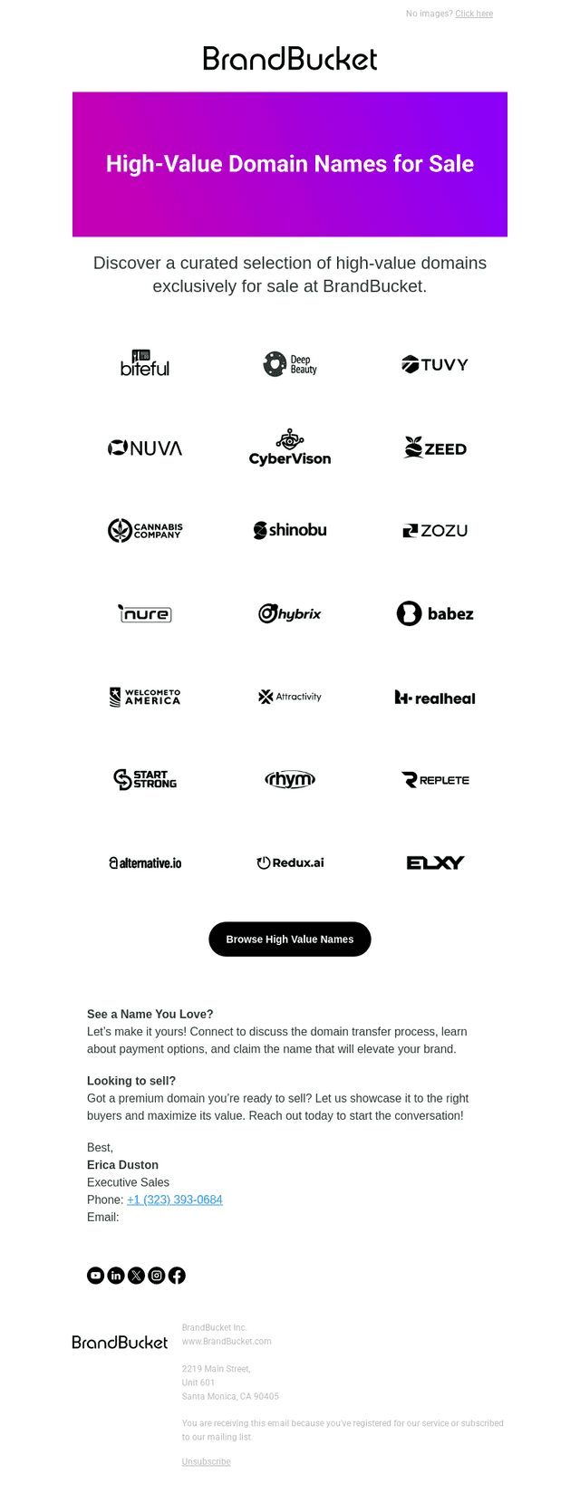 High Value Domains August 2026