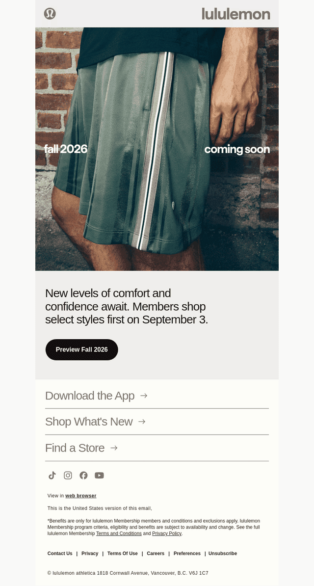 First look: select styles for fall 2026
