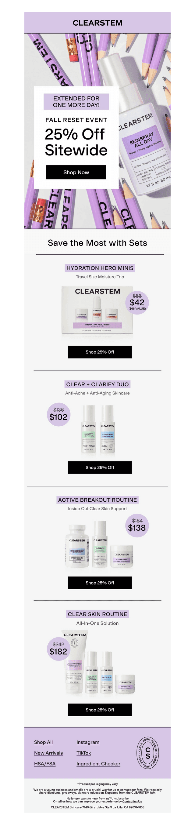 This is it.. last call for 25% Off!