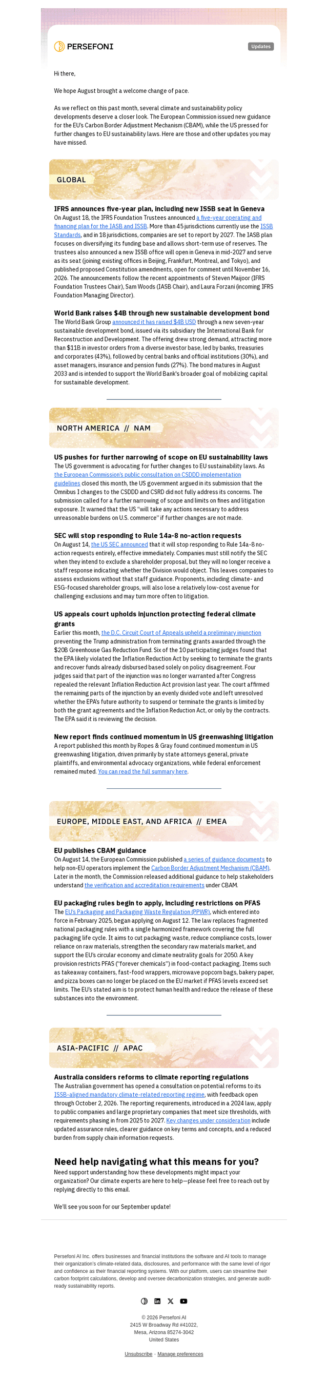 Persefoni email from Tue, Sep 1, 2026