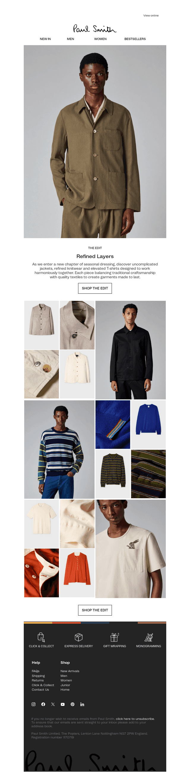 Refined staples for the new season