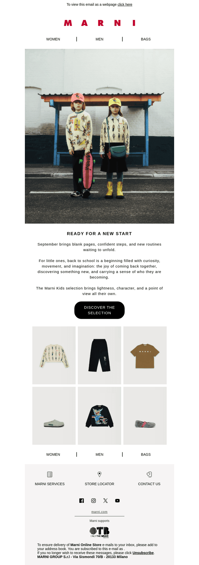 Marni email from Tue, Sep 1, 2026