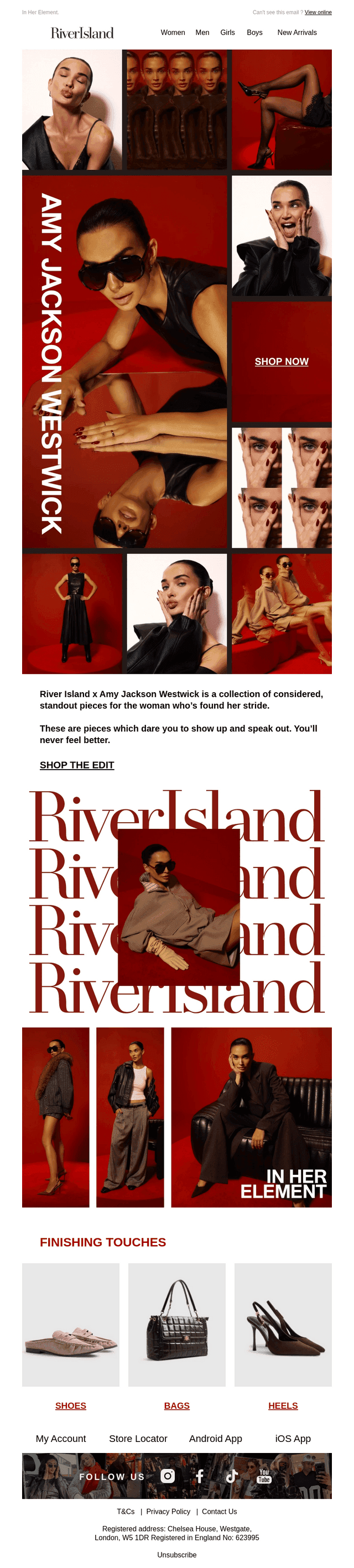 River Island email from Tue, Sep 1, 2026