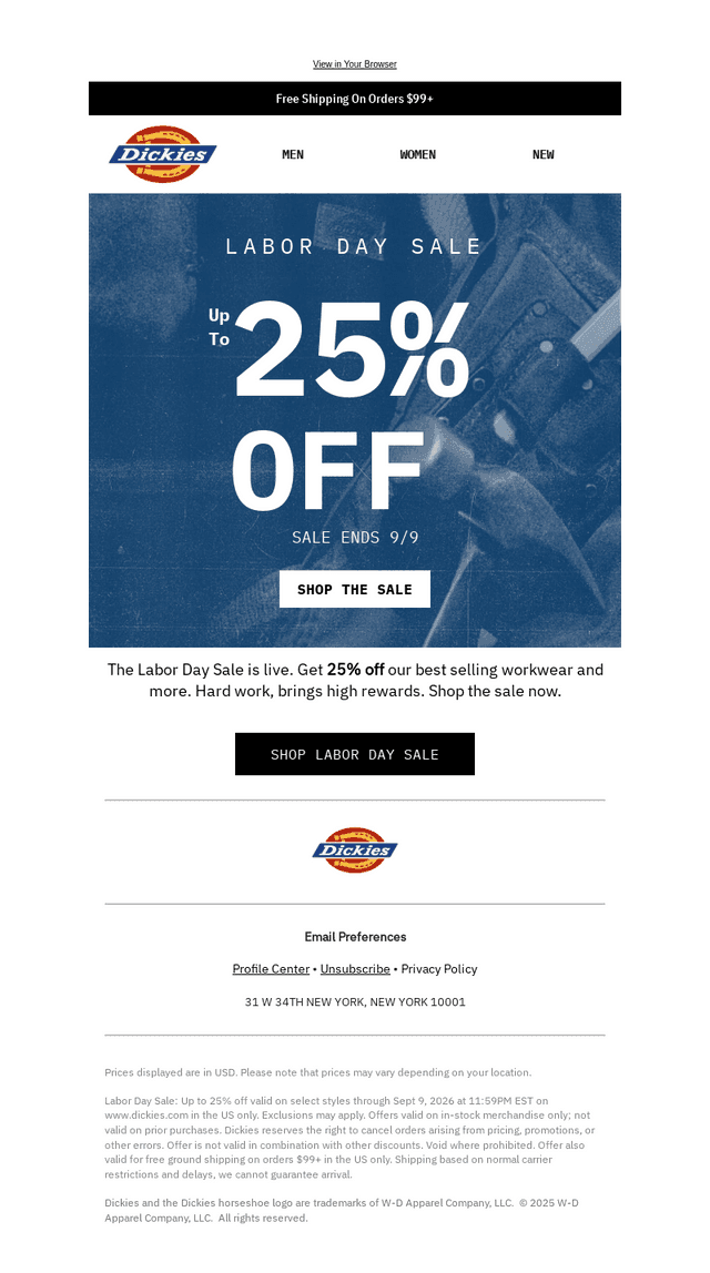 Labor Day Sale: 25% Off