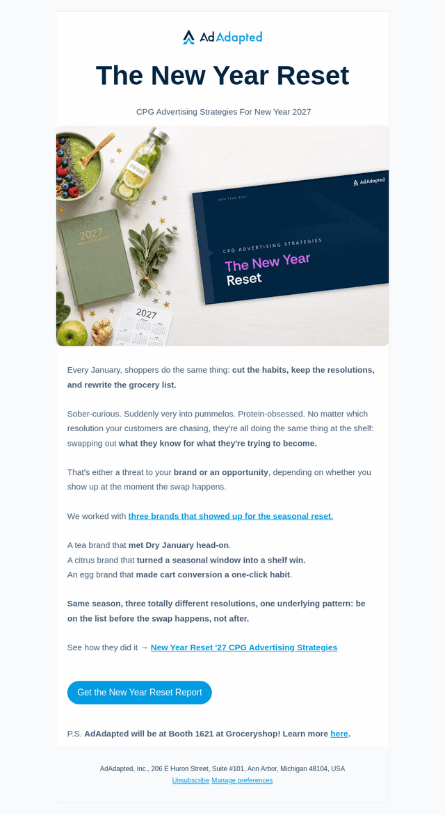 AdAdapted email from Tue, Sep 1, 2026