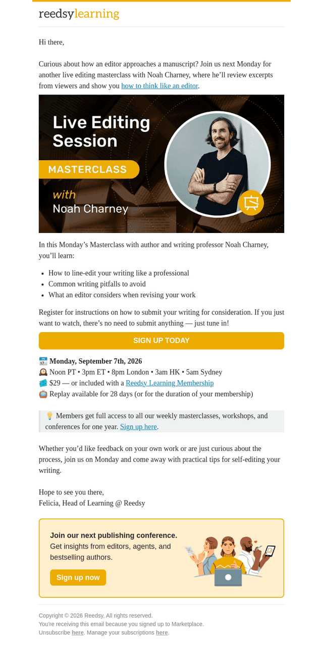 Tokened email from Tue, Sep 1, 2026