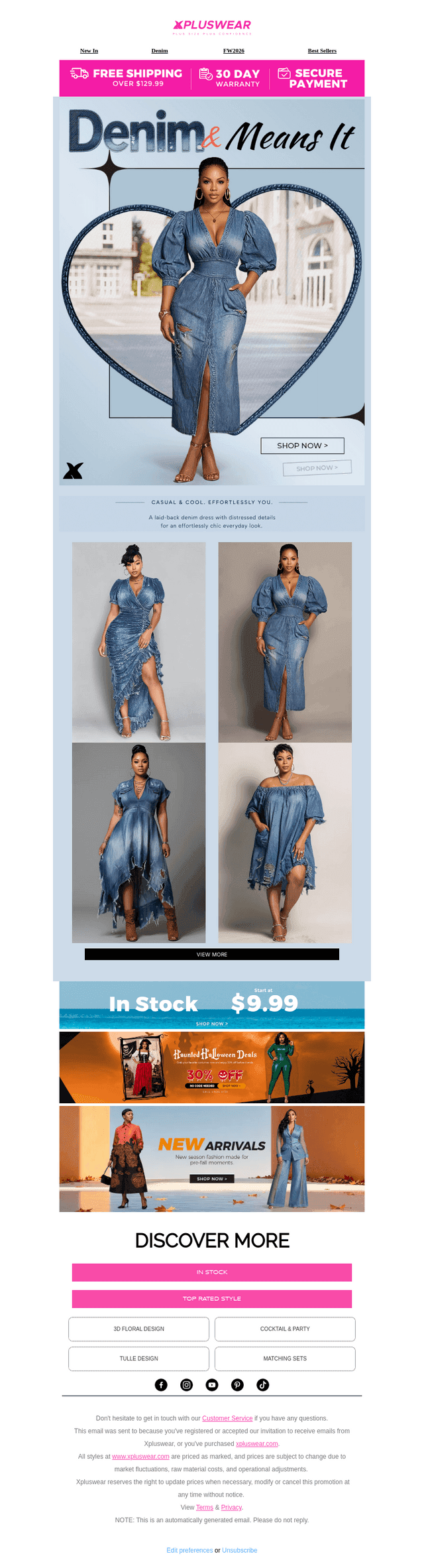 🌪️ Denim Dresses With Attitude
