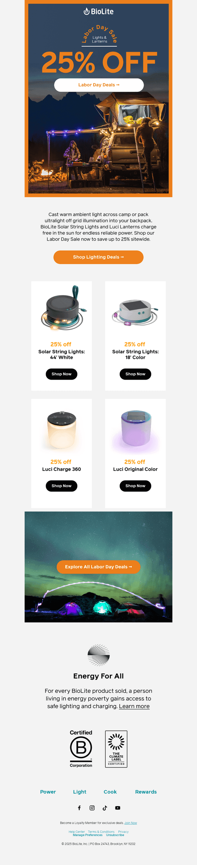 BioLite email from Tue, Sep 1, 2026
