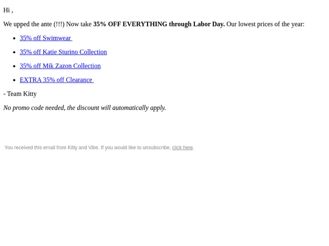SALE GOT BIGGER...
