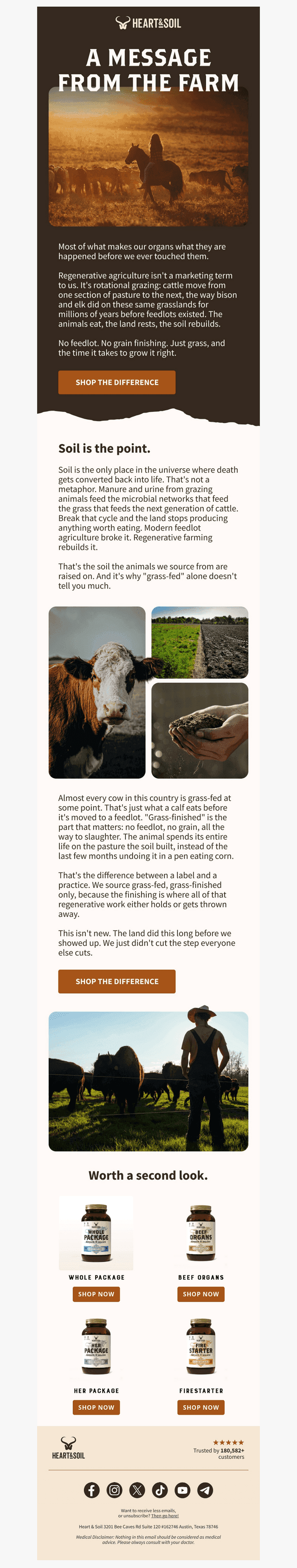 A message from the farm