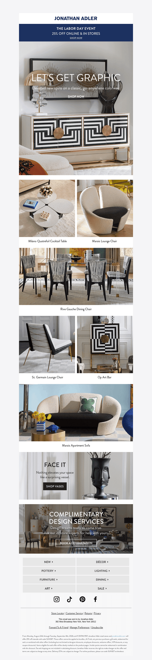 Black, White, and GLAM ALL OVER