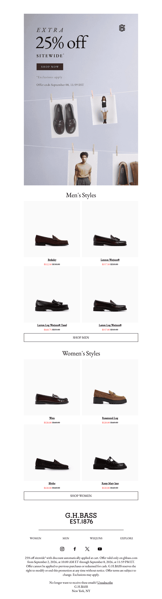 EXTRA 25% Off Sitewide is LIVE!