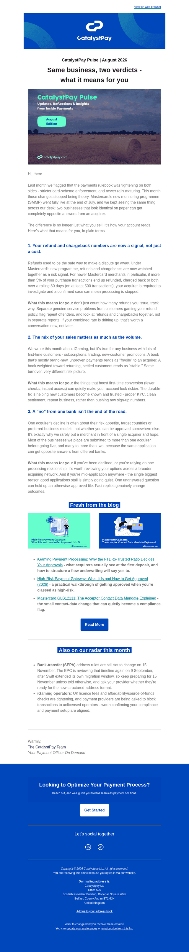 Catalyst Commerce email from Wed, Sep 2, 2026