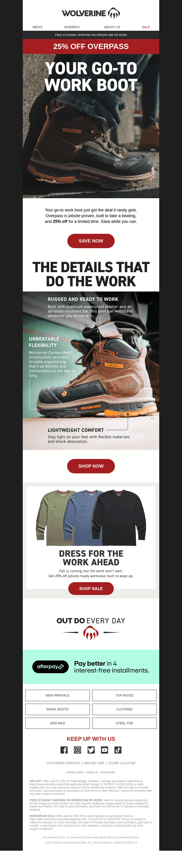 25% OFF: Start Fall in Boots Built for More