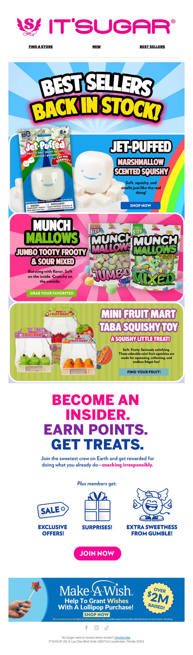IT'SUGAR email from Wed, Sep 2, 2026
