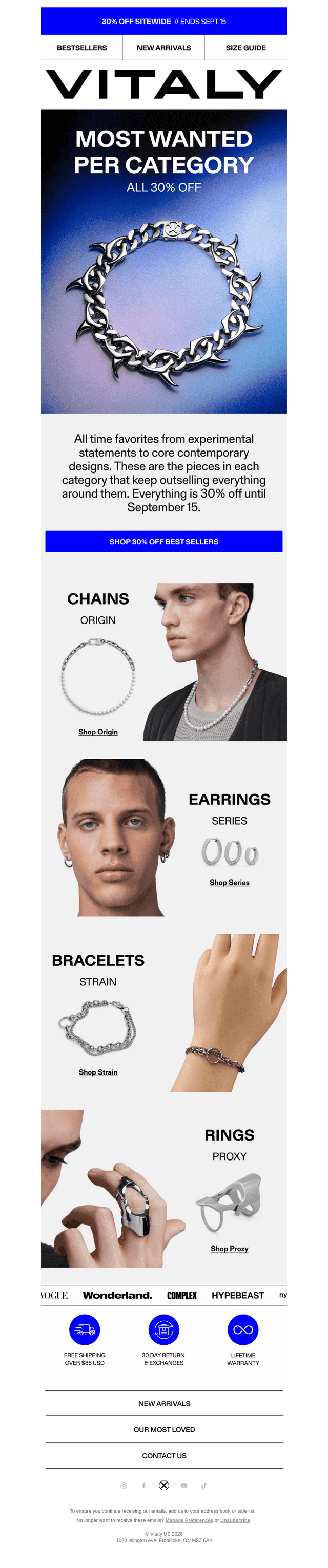 Vitaly Design email from Wed, Sep 2, 2026