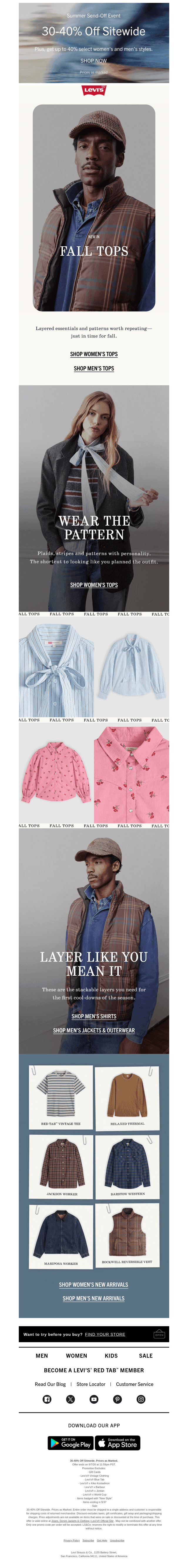 New fall tops!