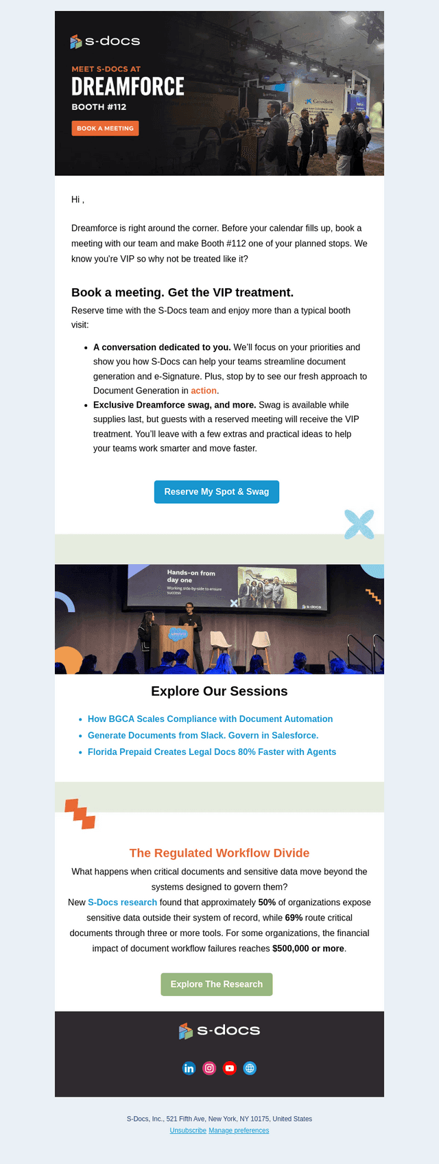 Dreamforce is almost here, meet us at Booth #112