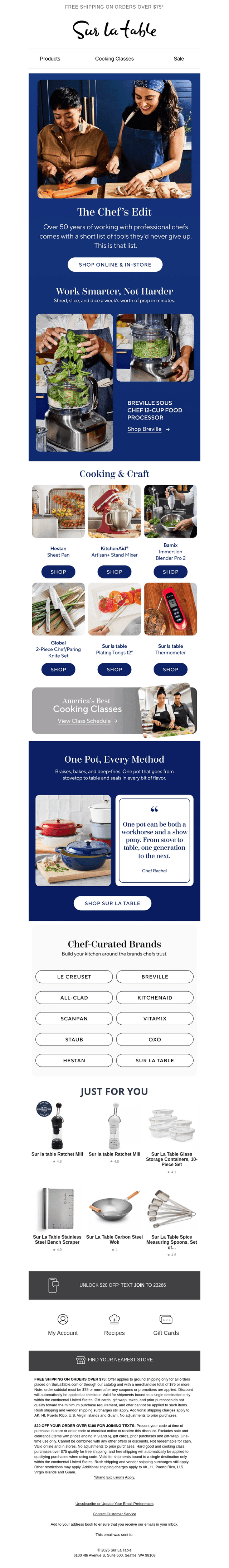 The Chef's Edit: Anniversary Sale picks.