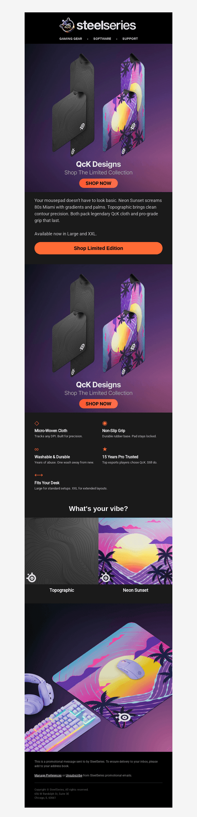 SteelSeries email from Thu, Sep 3, 2026