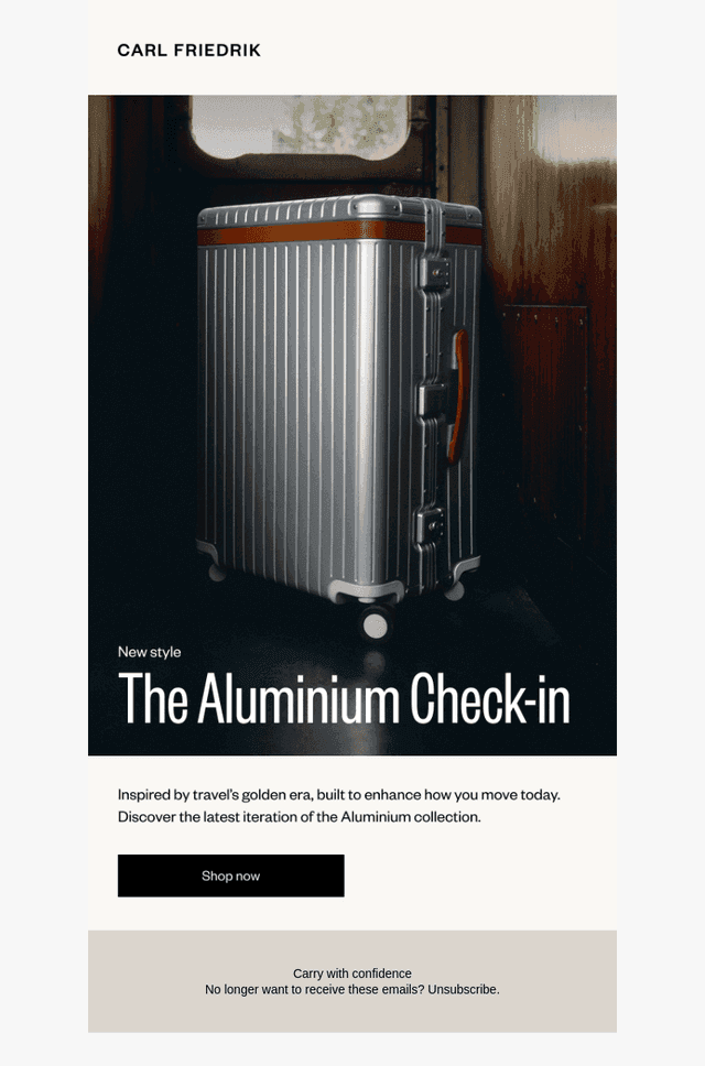 Introducing: The Aluminium Check-in