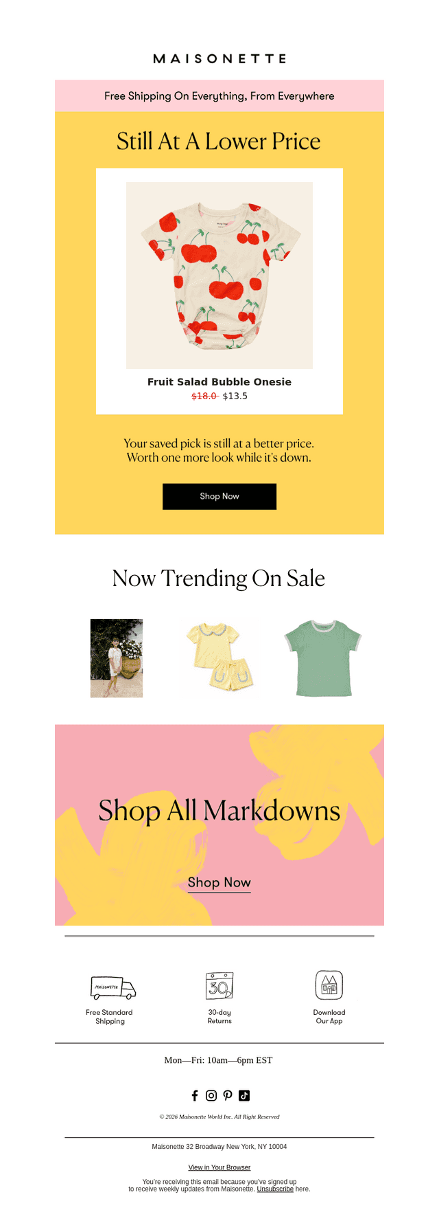 Your Saved Pick Is Still Marked Down
