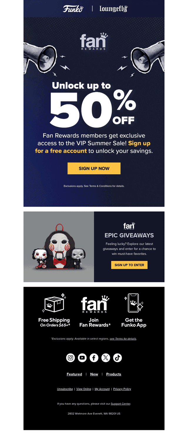 Funko email from Fri, Sep 4, 2026