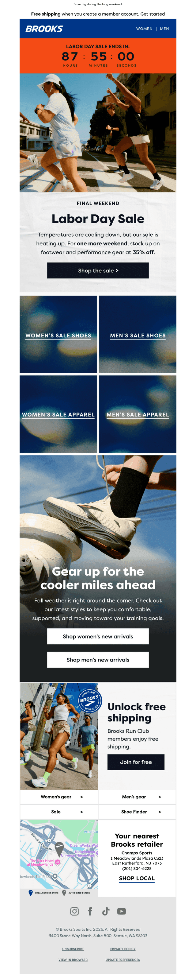 Essential styles at 35% off