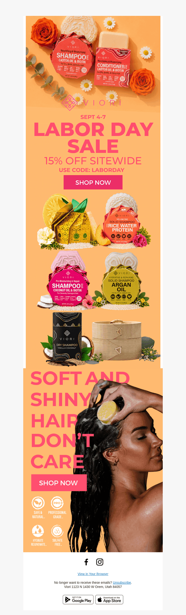 Labor Day Weekend = 15% Off Sitewide