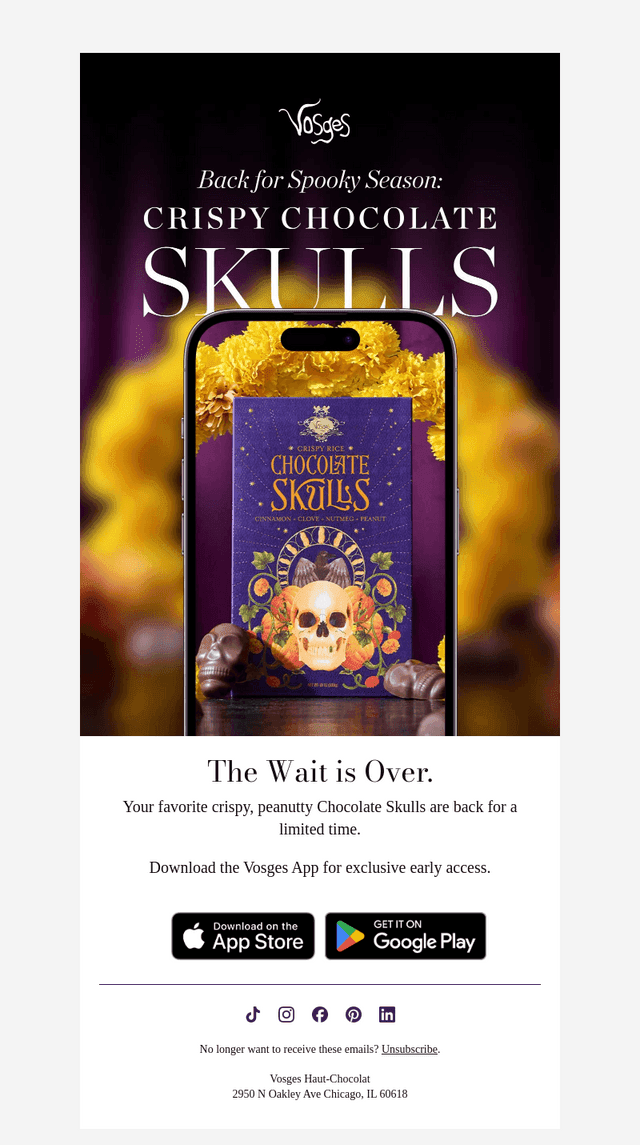 Crispy Chocolate Skulls are BACK