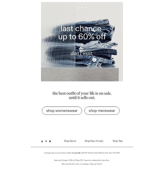 sale ends in 3, 2...