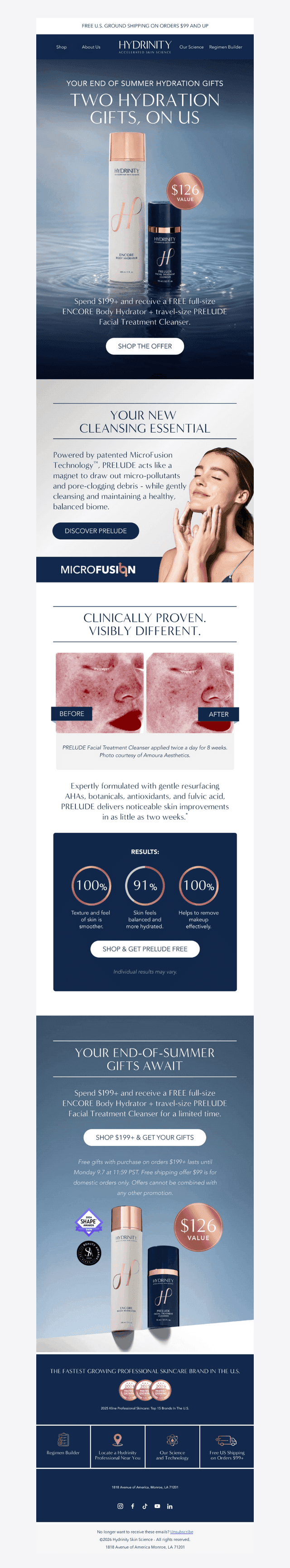 Hydrinity email from Sat, Sep 5, 2026