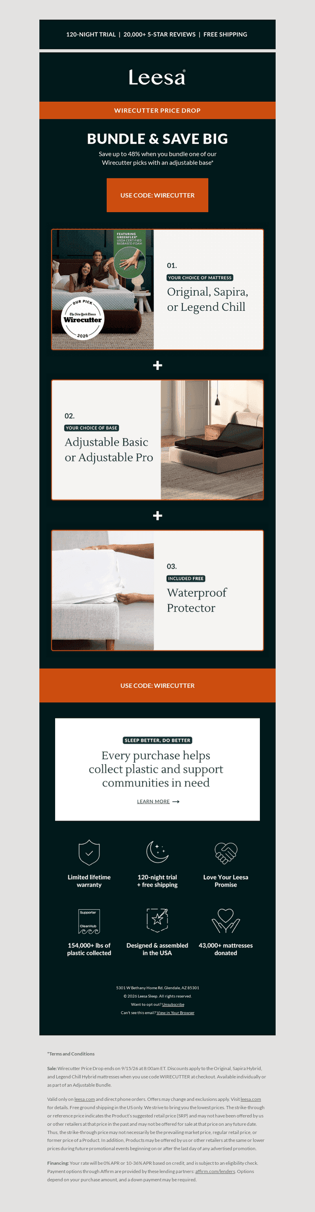 Bundle & save big on a Wirecutter-approved mattress
