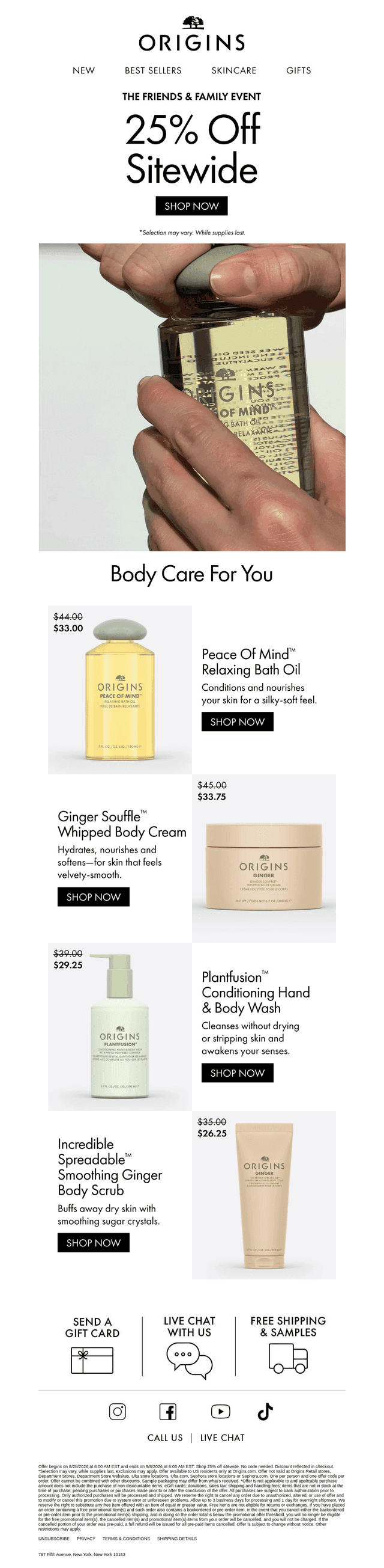 25% off sitewide ends tomorrow!