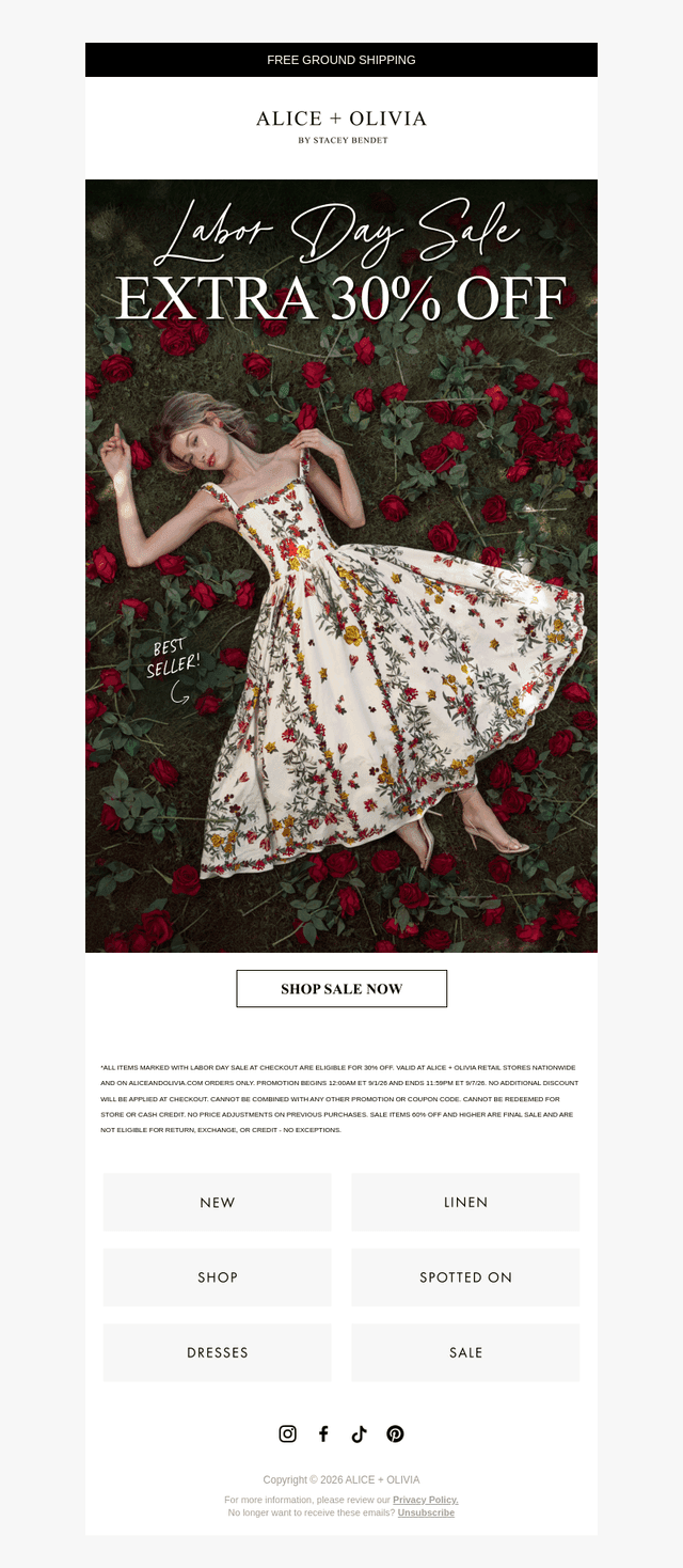 Extra 30% Off: The Dress Edit