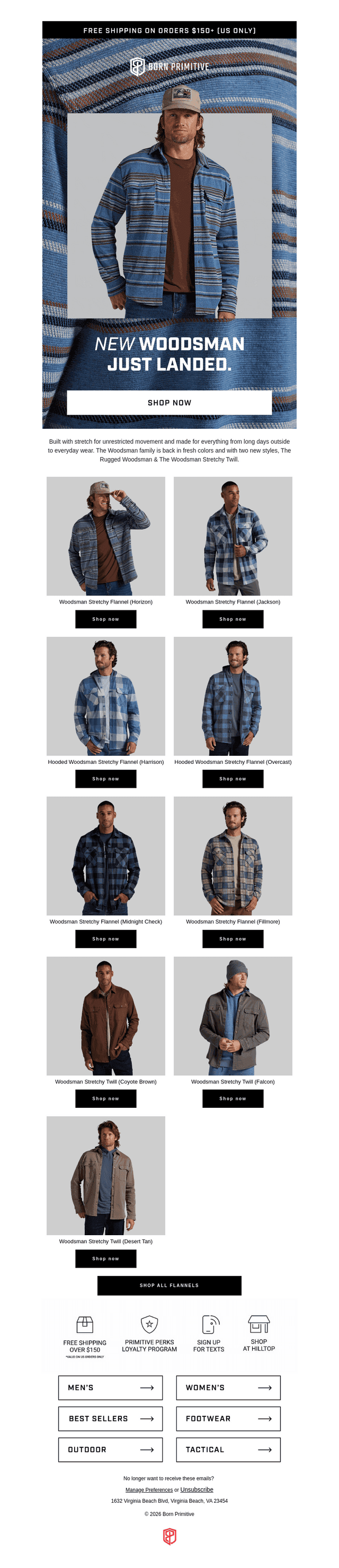 NEW Woodsman Flannels Are In