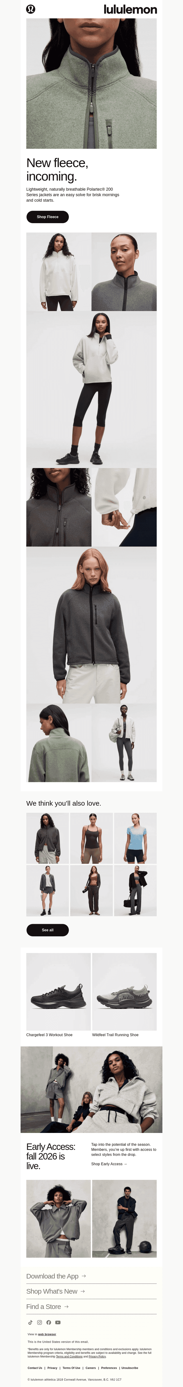 Soft new Polartec® fleece is here
