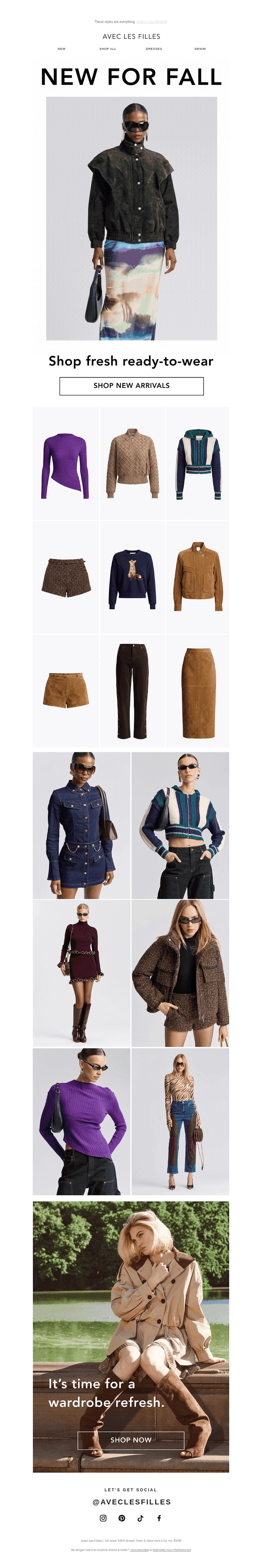 Fresh ready-to-wear