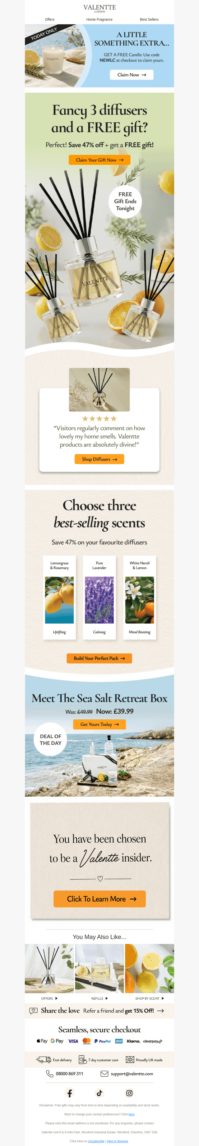 47% OFF + a FREE Candle 🤩