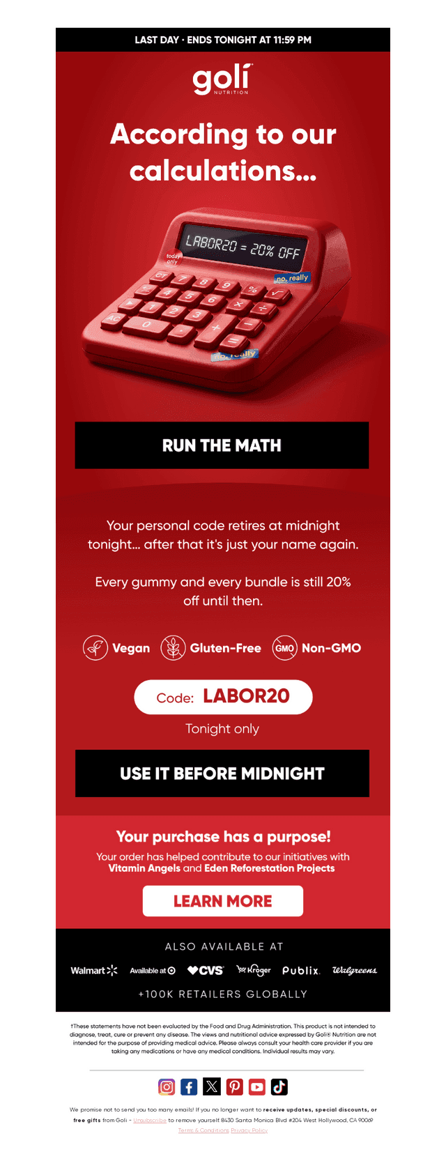according to our calculations…