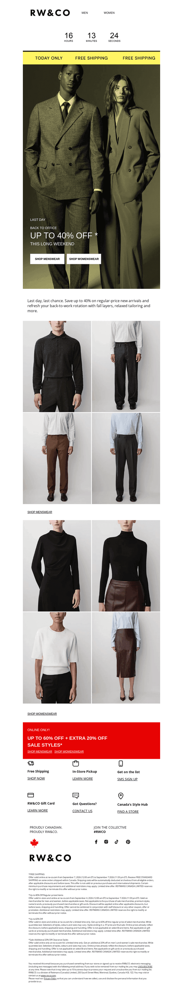 Last Day: Save Up to 40%