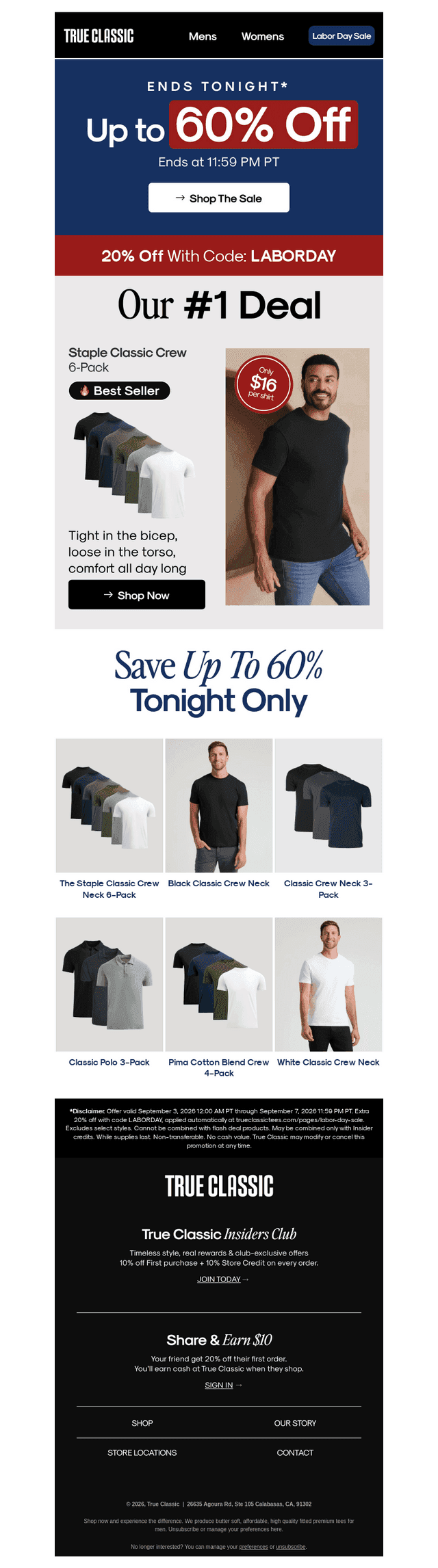 Labor Day Sale Ends Tonight!