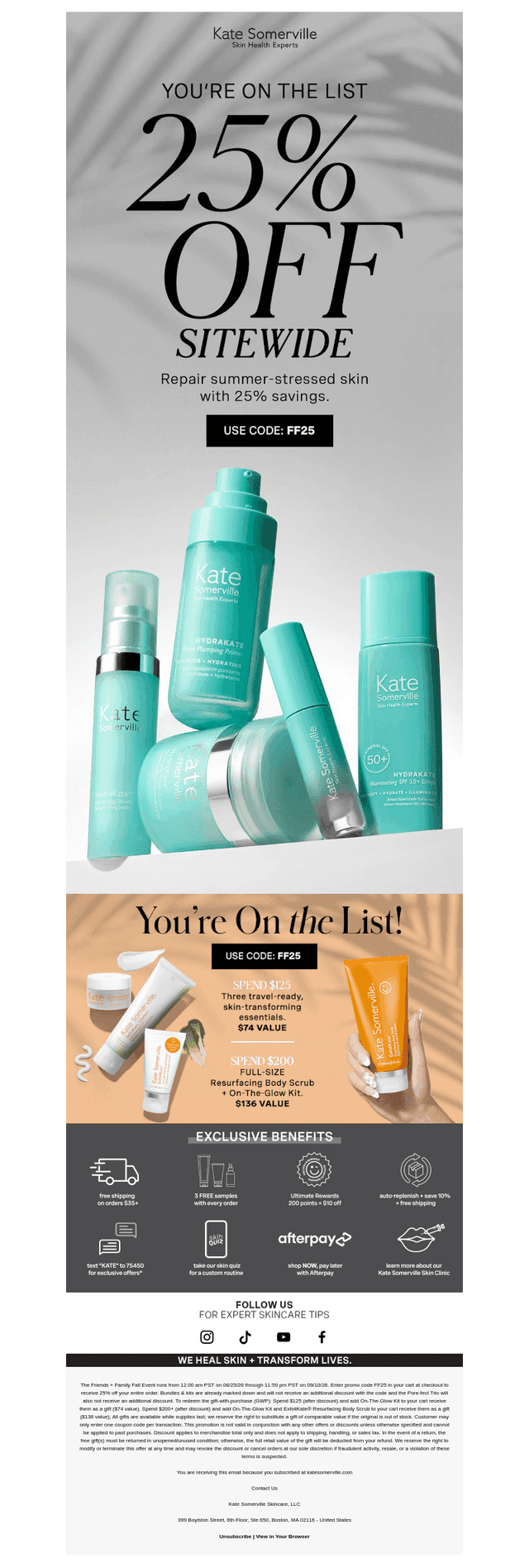 Glow Into Fall With 25% Savings