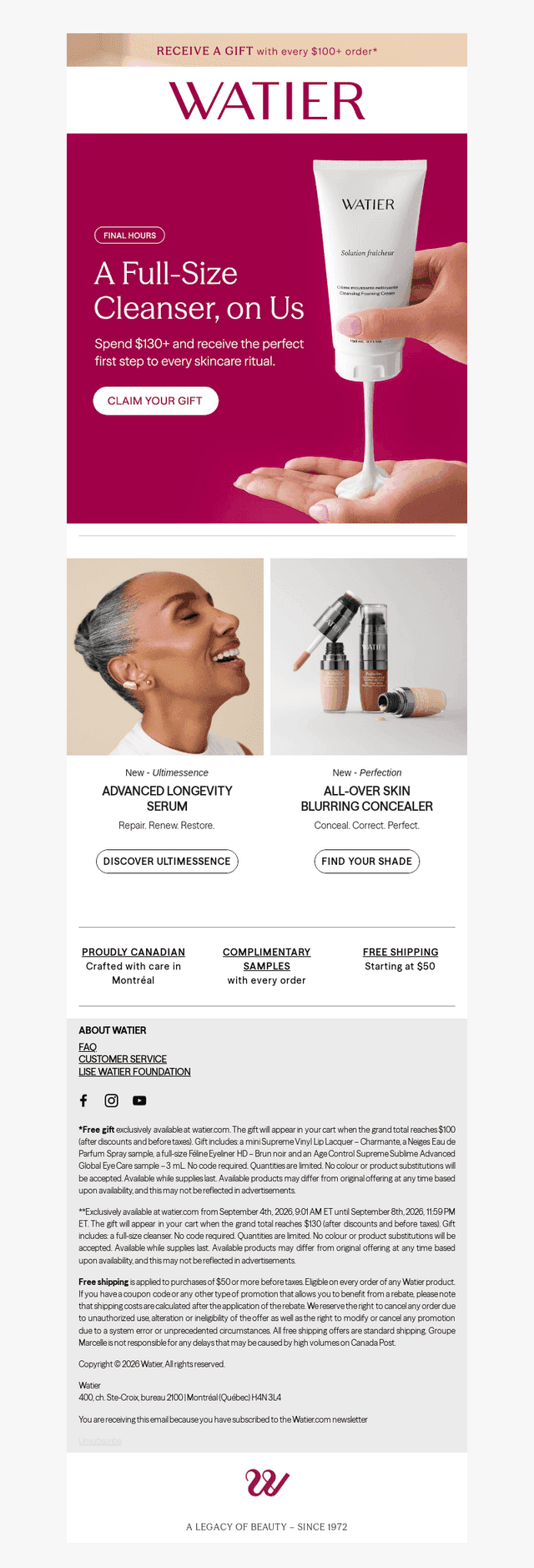 Claim Your Free Cleanser Today!