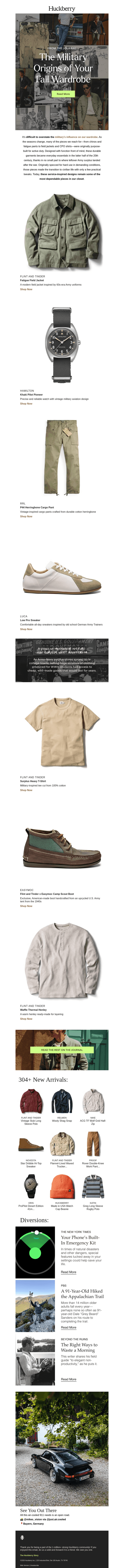 Military-Inspired Staples for Fall