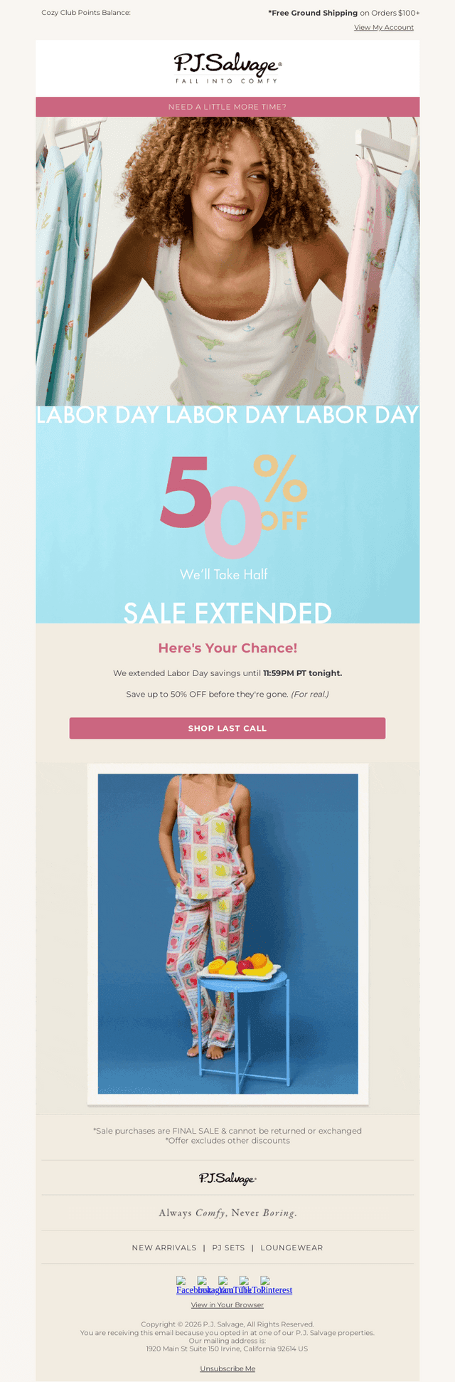 P.J. Salvage email from Tue, Sep 8, 2026
