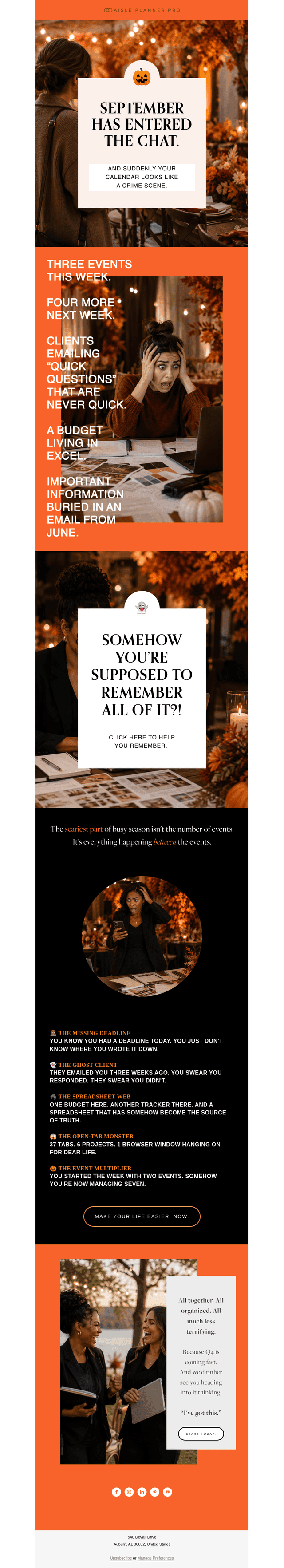 Conquer Your Busy Season 🎃
